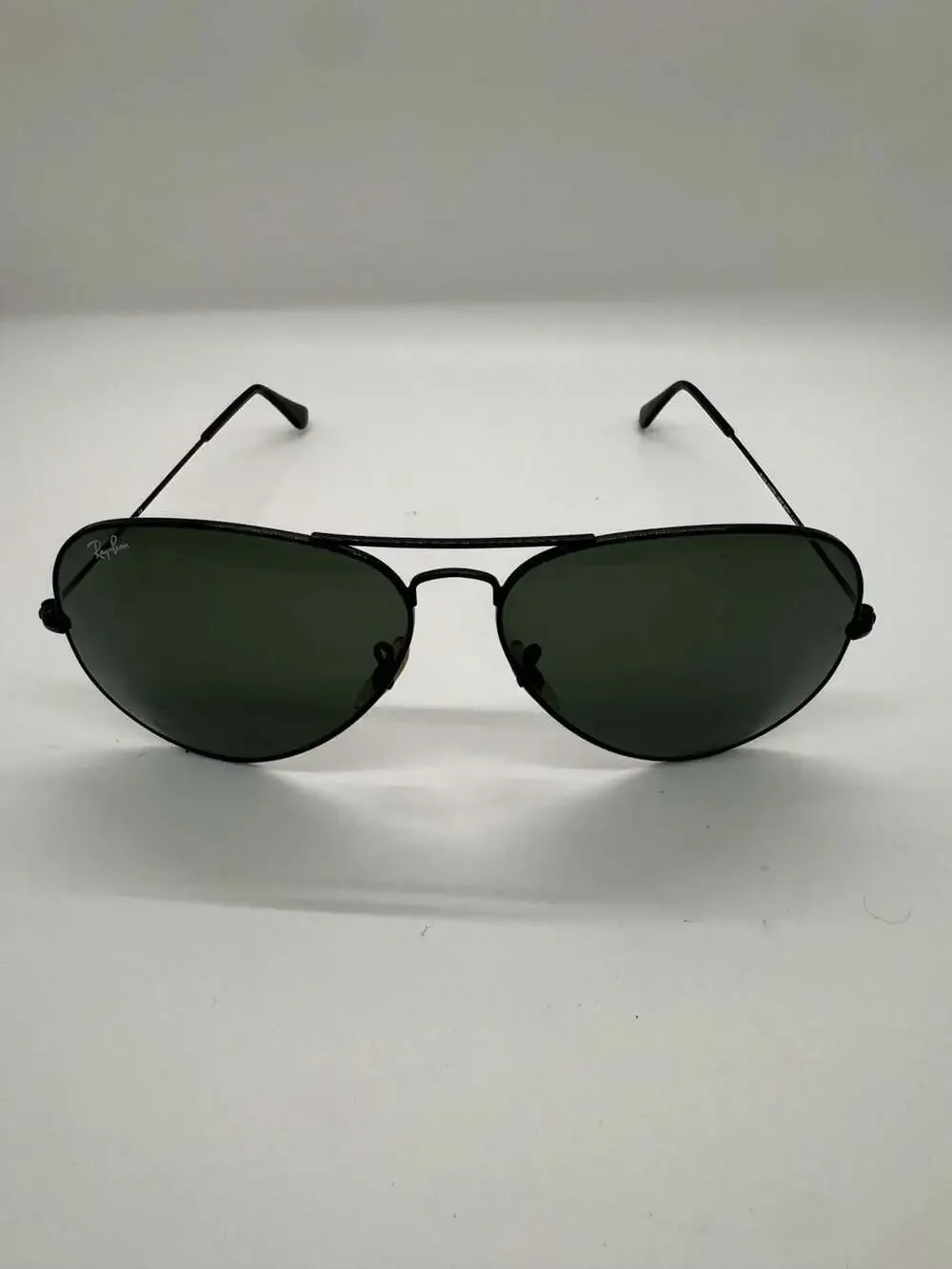 Ray-Ban RB3026 Aviator Large Metal II Sunglasses in Black with G-15 Lenses
